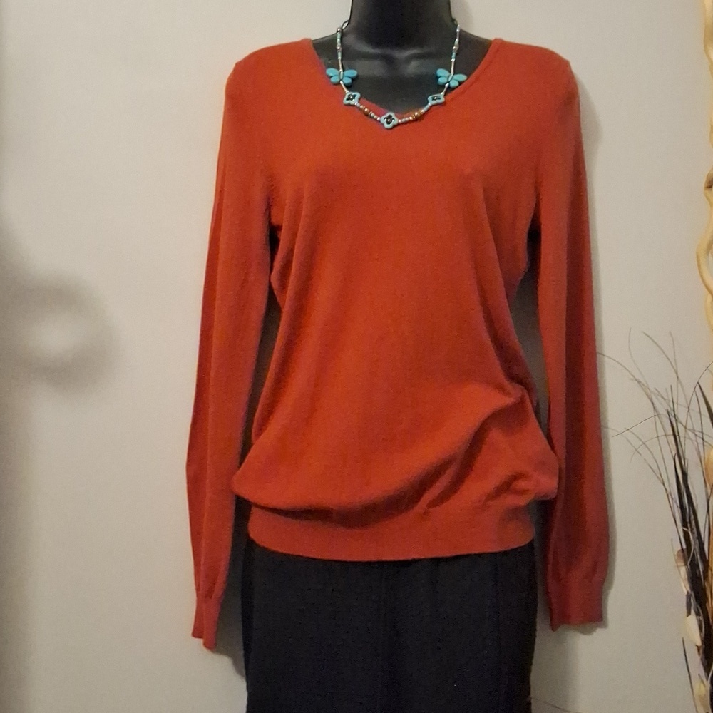 V NECK SWEATER XS NWOT